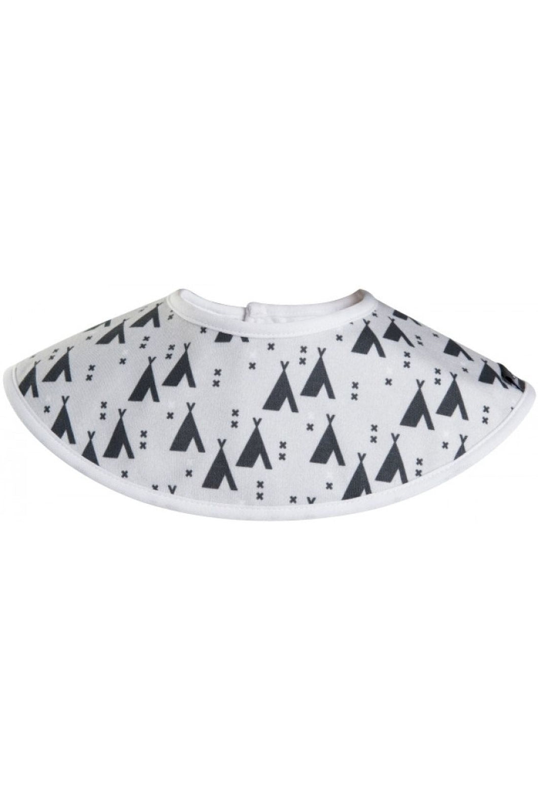 Mum2Mum Bamboo Collar Bib Teepee Crosses