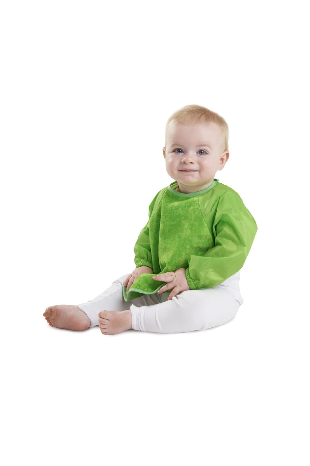 Mum2Mum Sleeved Bib Small Lime