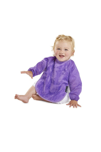 Mum2Mum Sleeved Bib Small Purple
