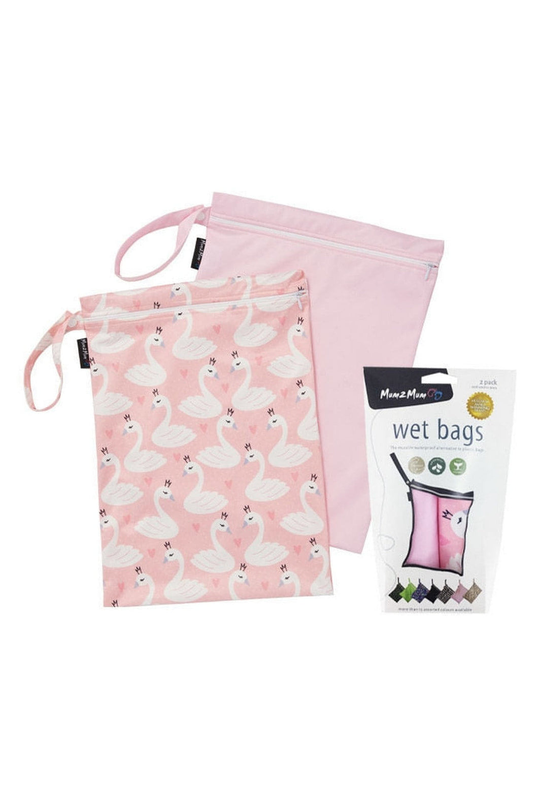 Mum2Mum Wet Bag Swan Pink 