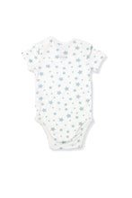 
                        
                          Load image into Gallery viewer, Not Too Big Blue Bamboo Short Sleeve Bodysuits 3 Pack 17
                        
                      