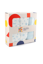 
                        
                          Load image into Gallery viewer, Not Too Big Blue Bamboo Swaddles 3 Pack 1
                        
                      