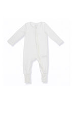 
                        
                          Load image into Gallery viewer, Not Too Big White Bamboo Sleepsuits 2 Pack 3
                        
                      