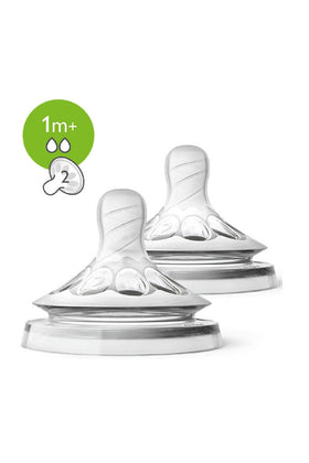 Philips Avent Natural Teat 1M Slow Flow 1