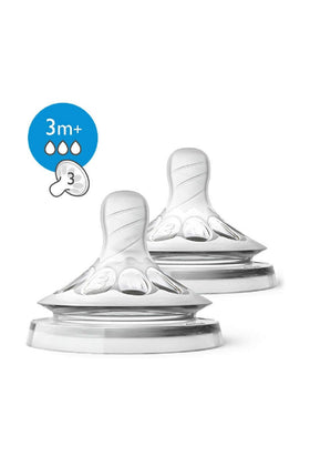 Philips Avent Natural Teat 3M Medium Flow 1