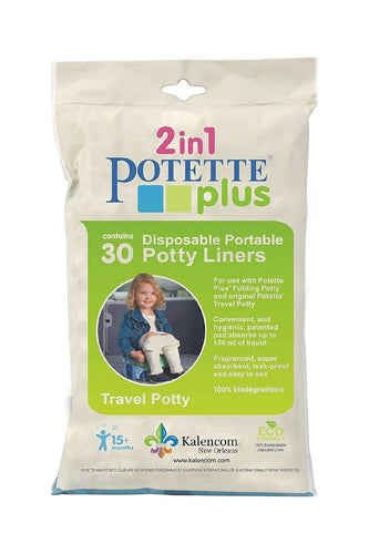 Potette Plus Disposable Portable Potty Liners 30Pcs 1