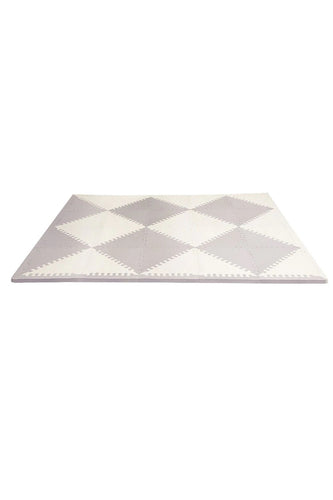 Skip Hop Playspot Geo Kid Foam Tiles Grey Cream 1