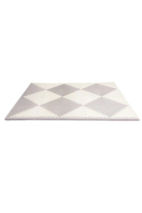 Skip Hop Playspot Geo Kid Foam Tiles Grey Cream 1