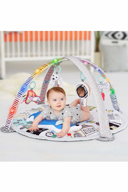Buy Skip Hop Vibrant Village Smart Lights Activity Gym Online mothercare mothercare hong kong
