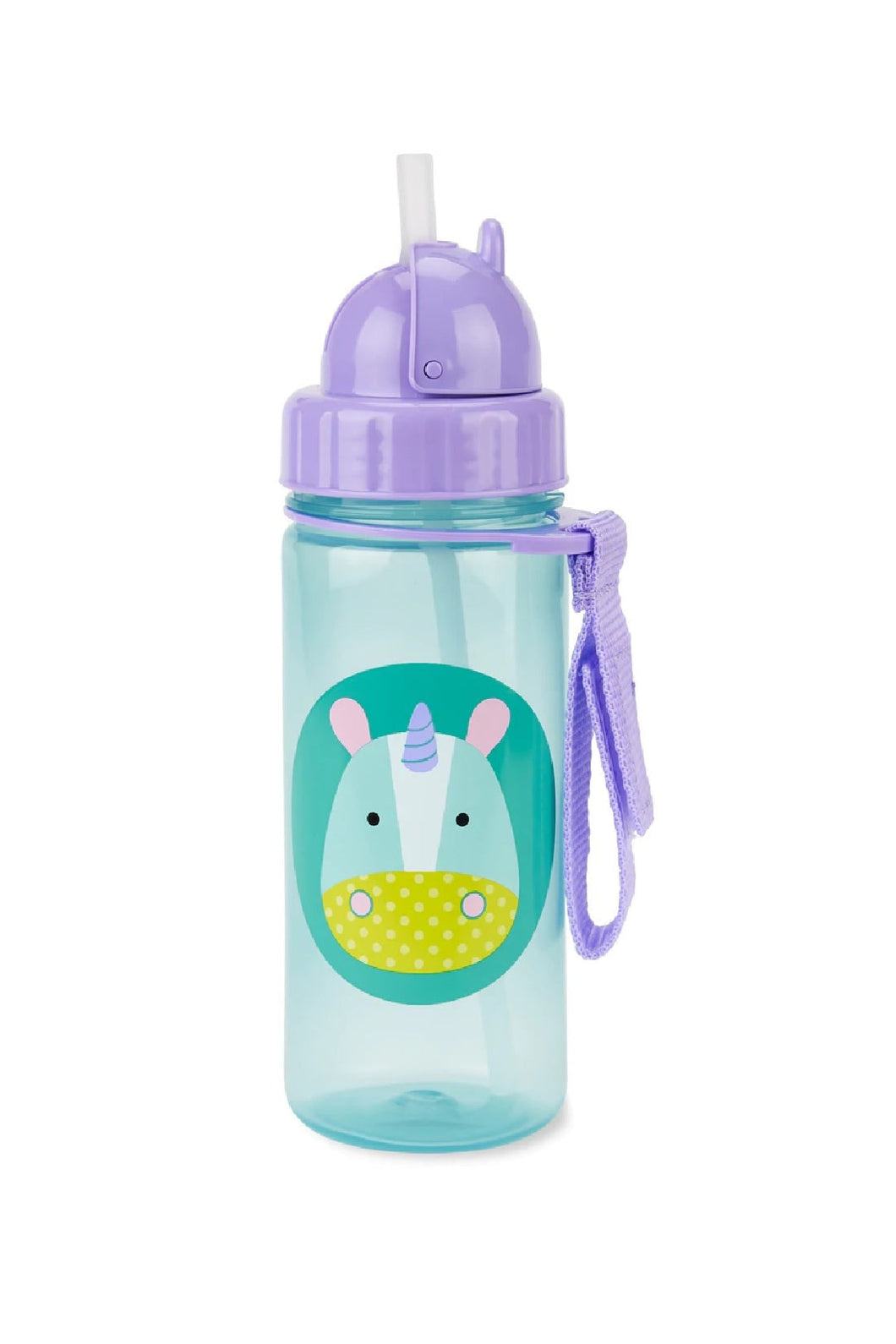 Skip Hop Zoo PP Straw Bottle 390ml Unicorn 1