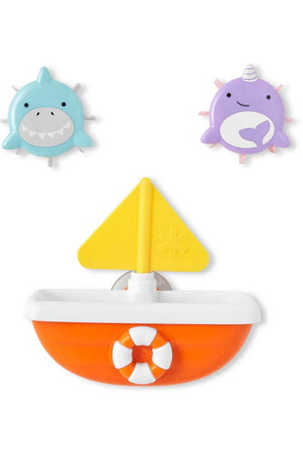 Skip Hop Zoo Tip Spin Boat Shark Narwhal 1