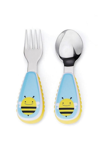 Skip Hop Zootensils Fork Spoon Bee 1