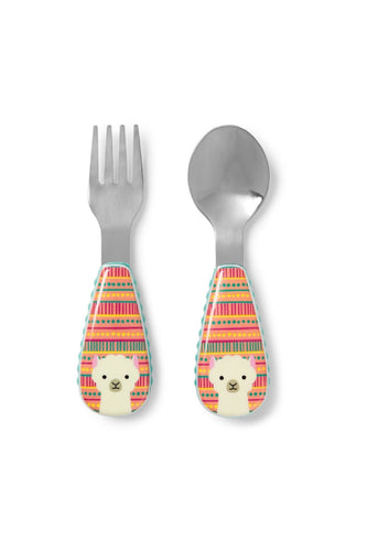 Skip Hop Zootensils Fork Spoon Llama