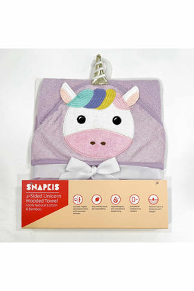 Snapkis 2-in-1 Unicorn Hooded Towel 1