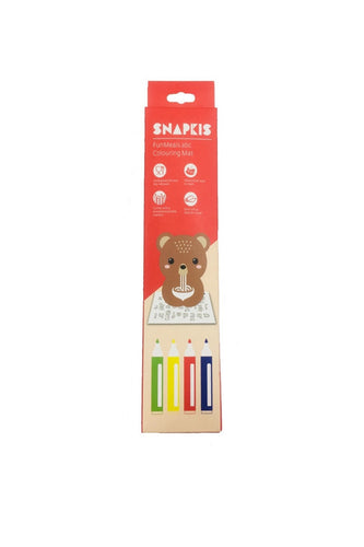 Snapkis Colouring Placemat Bear 1