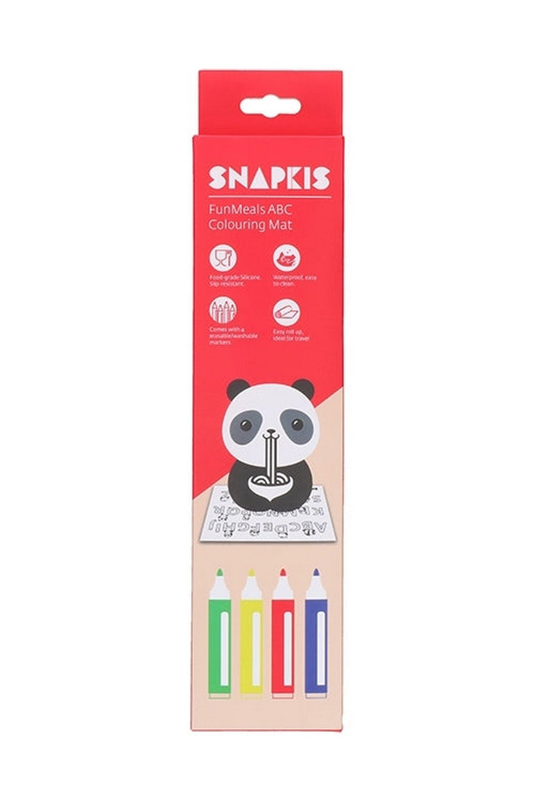 Snapkis Funmeals Colouring Placemat Abc