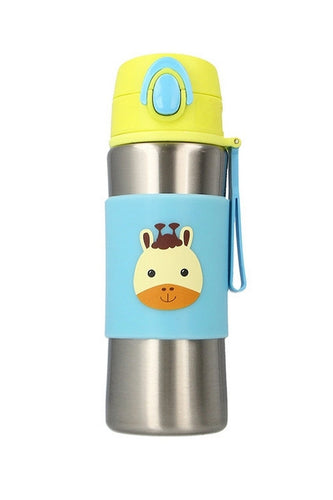 Snapkis Insulated Spout Bottle 340Ml Giraffe 1