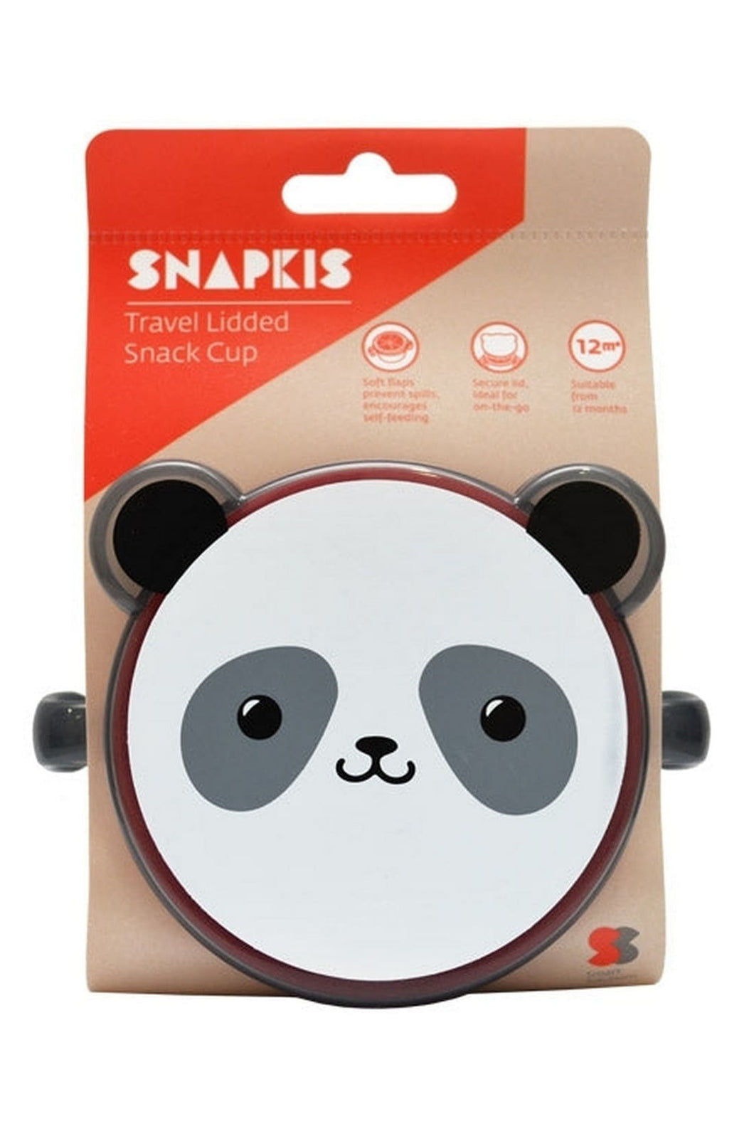 Snapkis Lidded Snack Cup Panda