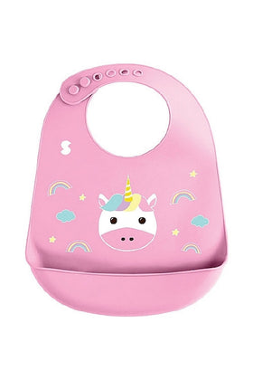 Snapkis Oh So Soft Silicone Bib Unicorn