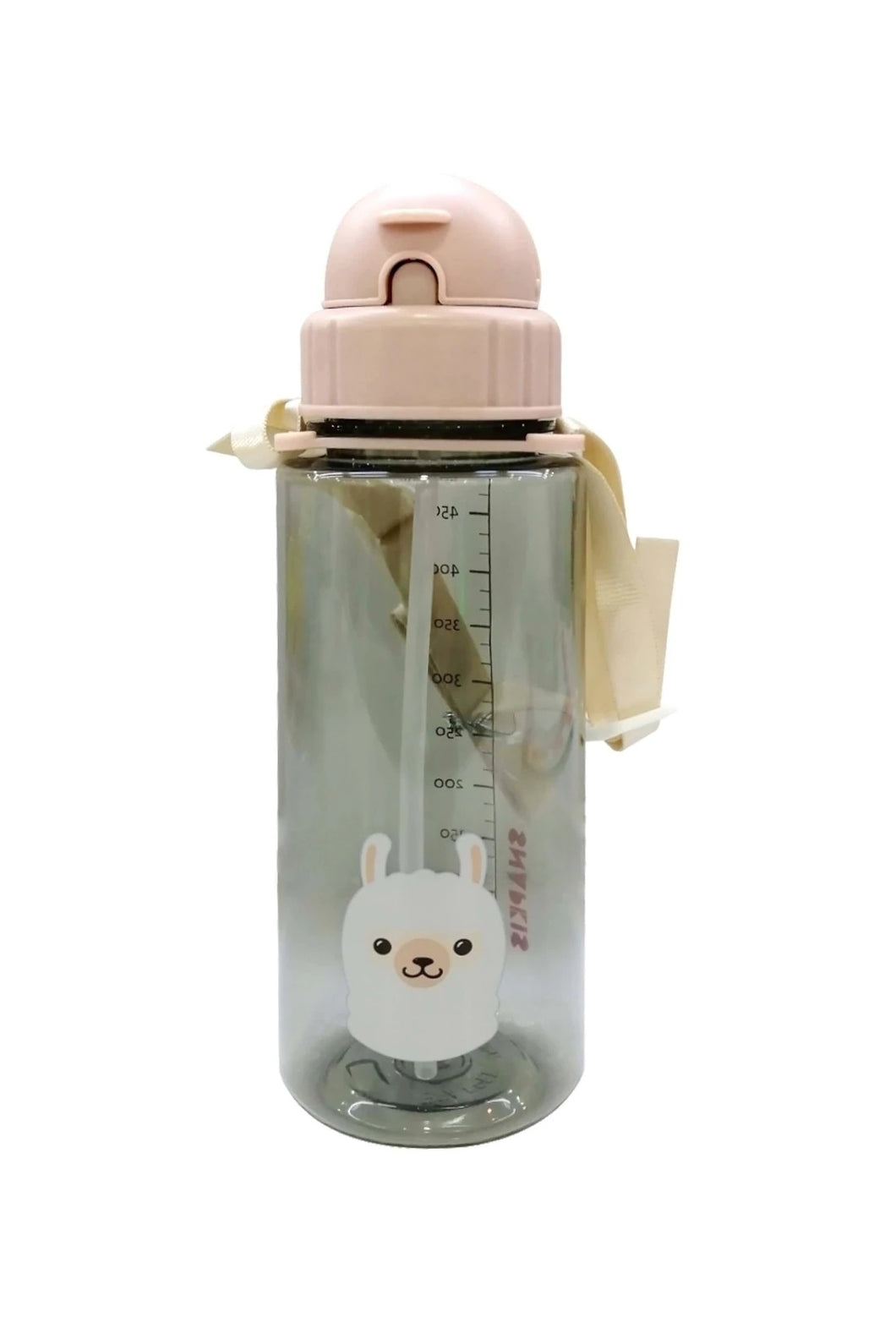 Snapkis Straw Water Bottle 500Ml Llama