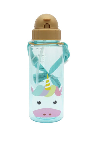 Snapkis Straw Water Bottle 500Ml Unicorn 1