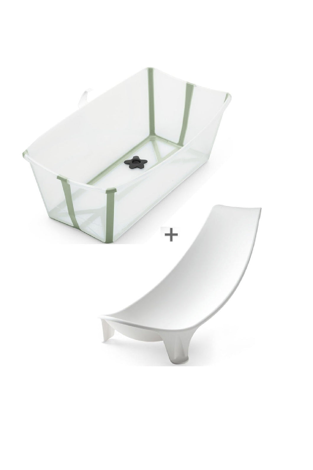 Stokke Flexi Bath Bundle Pack Transparent Green 1