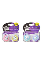 
                        
                          將圖片載入圖庫檢視器 Tommee Tippee Closer To Nature Night Time Soothers 0 6M Twin Pack 1
                        
                      
