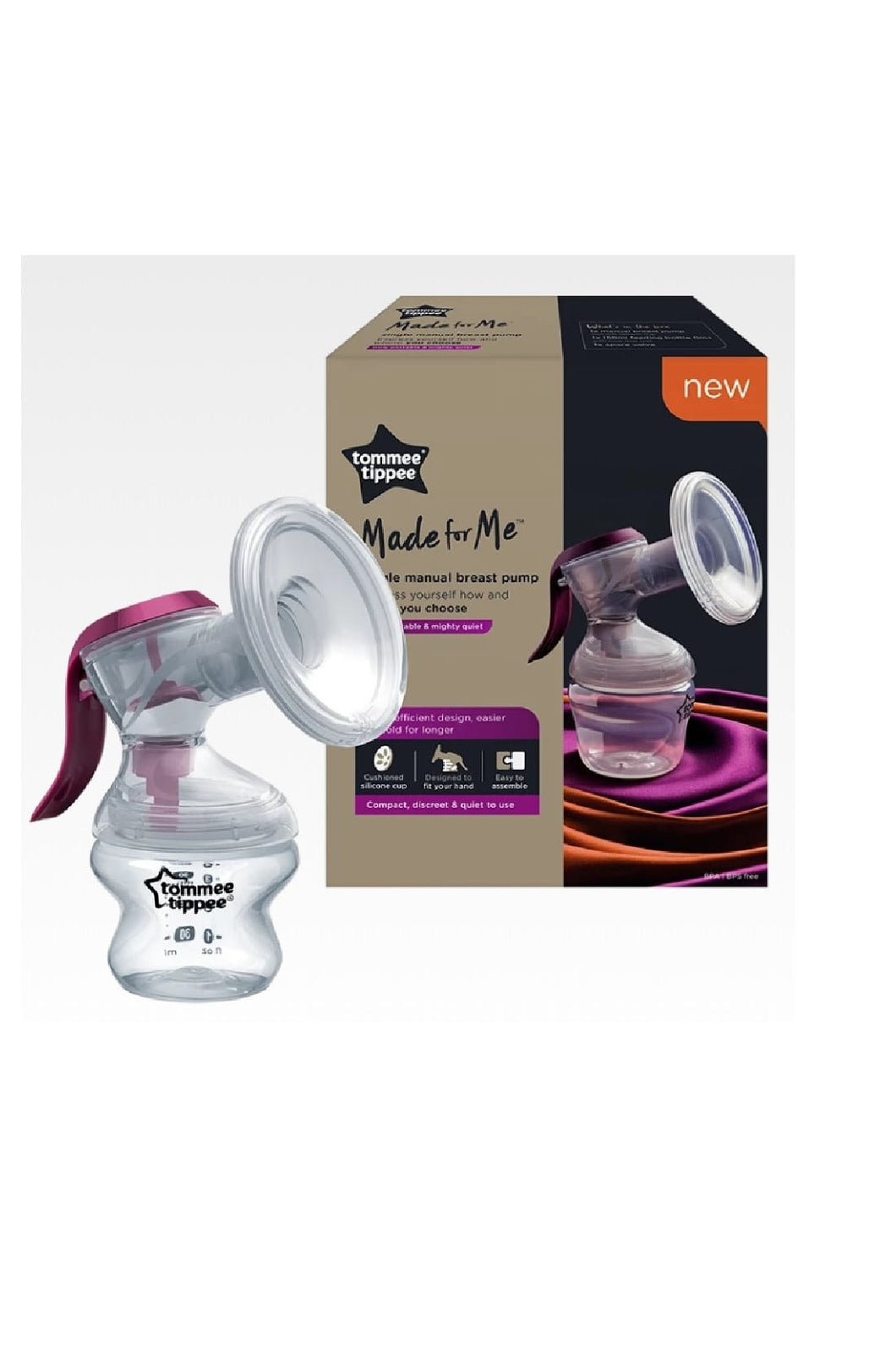 Tommee Tippee Made For Me Manual Breast Pump 1