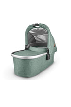 
                        
                          Load image into Gallery viewer, Uppababy V2 Bassinet Green Melange with Silver 1
                        
                      
