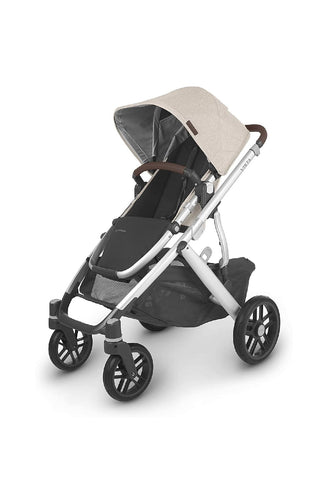 Uppababy Vista V2 Stroller Oat Melange With silver frame 1